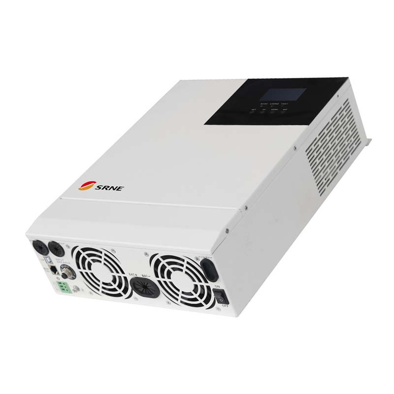 SRN 3000W الكل في واحد MPPT Hybrid الشمسية العاكس 24 فولت 110VAC خيوط موجة جيبية ماكس 100 فولت 60A 50HZ 60HZ خارج الشبكة تهمة العاكس