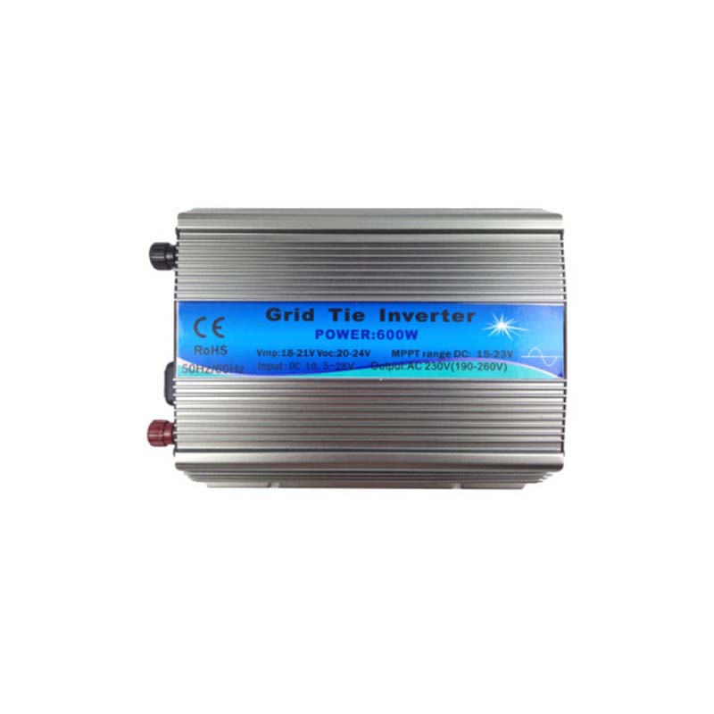 600 واط على الشبكة التعادل العاكس وظيفة MPPT 11-32V DC 110V 220V AC إخراج موجة جيبية نقية لنظام الألواح الشمسية